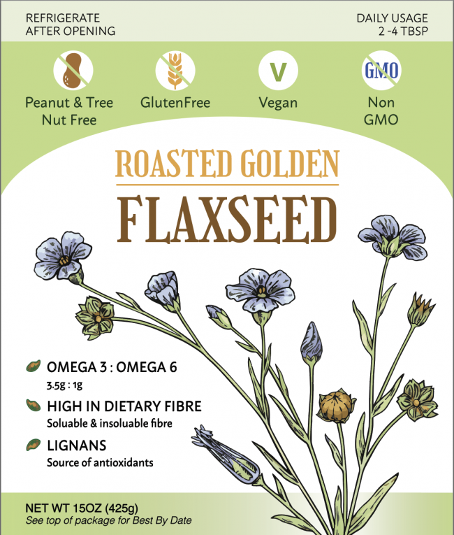 Flaxseed Label